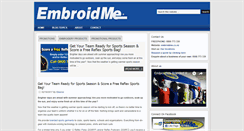 Desktop Screenshot of blog.embroidme.co.nz