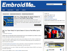Tablet Screenshot of blog.embroidme.co.nz